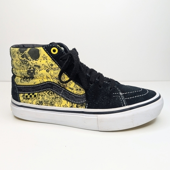 Vans Other - Vans Mike Gigliotti x SpongeBob SquarePants x Skate SK8-HI black yellow size 5